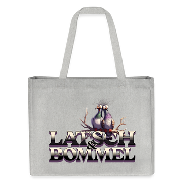 BERLINER LATSCH UND BOMMEL-Einkaufstasche - Grau meliert