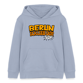 BERLIN ICK LIEB DIR - Kinder Bio-Hoodie - Lavendel-Violett