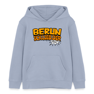 BERLIN ICK LIEB DIR - Kinder Bio-Hoodie - Lavendel-Violett