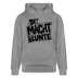 DIT MACHT URST LUNTE-Unisex Bio-Hoodie mit Berliner Schnauze - Hellgrau marmoriert