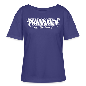 Berlin Shirt-PFANNKUCHEN nich Berliner-Rundhals Frauen Bio-T-Shirt - Dämmerung