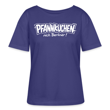 Berlin Shirt-PFANNKUCHEN nich Berliner-Rundhals Frauen Bio-T-Shirt - Dämmerung