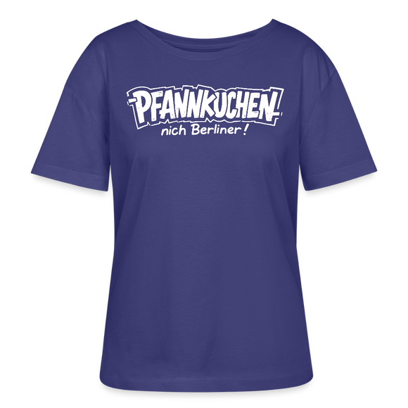 Berlin Shirt-PFANNKUCHEN nich Berliner-Rundhals Frauen Bio-T-Shirt - Dämmerung