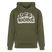 DIT IS KNORKE-Unisex Bio-Hoodie mit Berliner Spruch - Khaki Grün
