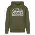 DIT IS KNORKE-Unisex Bio-Hoodie mit Berliner Spruch - Khaki Grün