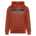Berliner Kultspruch-VERFATZ DA VOM JELÄNDE-Unisex Bio-Hoodie - Terrakotta