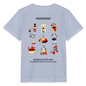 MESCHUGGE?-Kinder T-Shirt BIO - Lavendel-Violett