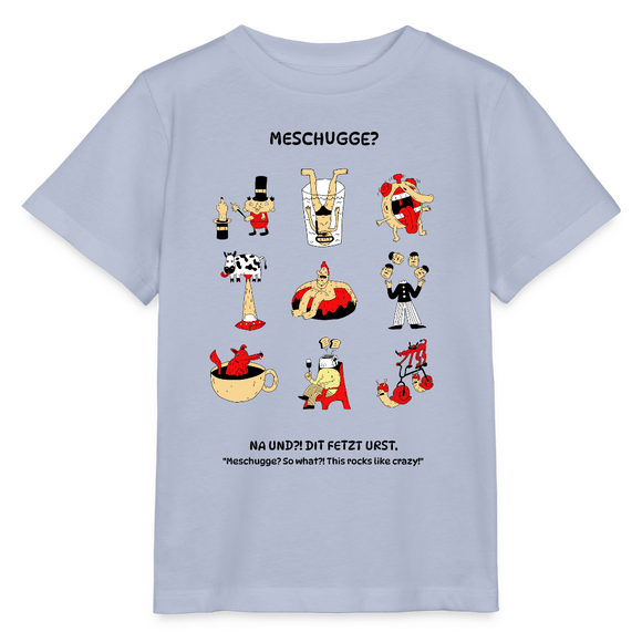 MESCHUGGE?-Kinder T-Shirt BIO - Lavendel-Violett