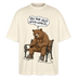 Berliner Bär und Spruch-JEH MIR NICH UFFN SENKEL-Oversized Unisex Bio T-Shirt - Natur