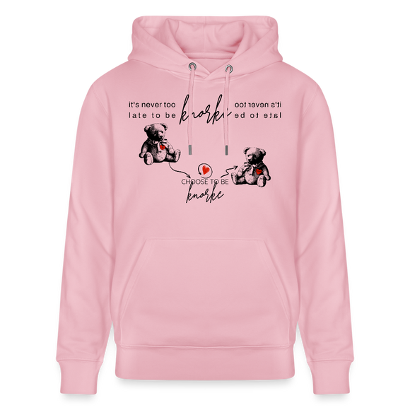 BERLINER KNORKE-Unisex Bio-Hoodie - Hellrosa