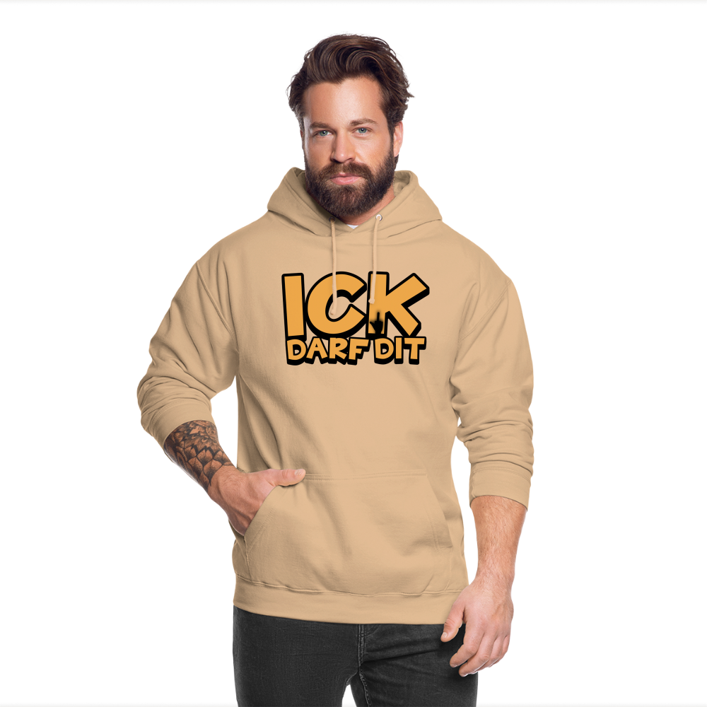 ICK DARF DIT - Hoodie - Pfirsich