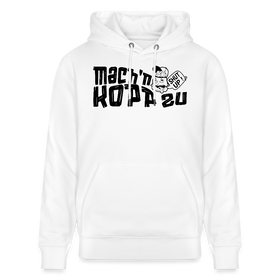 MACH N KOPP ZU-Unisex Bio-Hoodie - Weiß