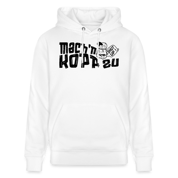 MACH N KOPP ZU-Unisex Bio-Hoodie - Weiß