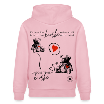 BERLINER KNORKE-Unisex Bio-Hoodie - Hellrosa