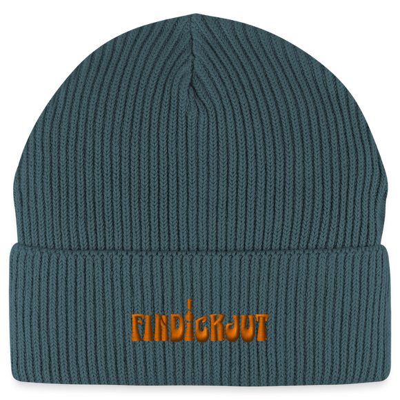 findICKjut-Unisex Bio FISHERMAN BEANIE-petrol - Dunkles Petrol