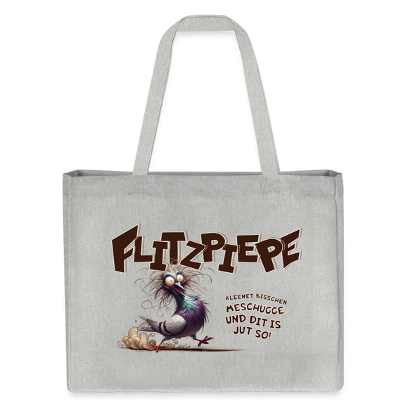 BERLINER FLITZPIEPE - Einkaufstasche - Grau meliert