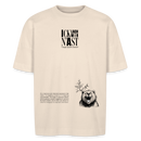 ICK LACH MIR  N AST-Unisex Oversize Bio-T-Shirt - Naturweiß