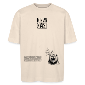 ICK LACH MIR  N AST-Unisex Oversize Bio-T-Shirt - Naturweiß