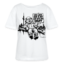 ICK LACH MIR N AST-Rundhals Frauen Bio-T-Shirt mit Berliner Bär - Weiß