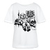 ICK LACH MIR N AST-Rundhals Frauen Bio-T-Shirt mit Berliner Bär - Weiß