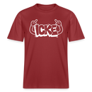 ICKE- RELAXED FIT Unisex Organic T-Shirt mit echt Berliner Schnauze - Erdrot