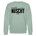 Berliner Spruch-NETT KANN ICK OOCH-Unisex Bio-Sweatshirt - Helles Graugrün