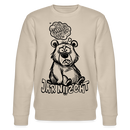 DU SCHNALLST JAR NÜSCHT-Unisex Bio-Sweatshirt - Beige