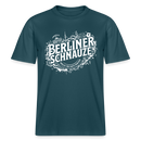 BERLINER SCHNAUZE-RELAXED FIT Unisex BIO T-Shirt - Dunkles Petrol