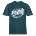 BERLINER SCHNAUZE-RELAXED FIT Unisex BIO T-Shirt - Dunkles Petrol