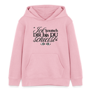ICK KNUTSCH DIR - Kinder Bio-Hoodie - Hellrosa