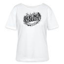 BERLINER SCHNAUZE-Rundhals Frauen Bio-T-Shirt II - Weiß