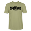 Berliner Spruch-Berliner Lob-NICH ANJESCHISSN-Unisex T-Shirt - Nebelgrün