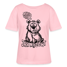 DU SCHNALLST JAR NÜSCHT-Rundhals Frauen Bio-T-Shirt - Hellrosa