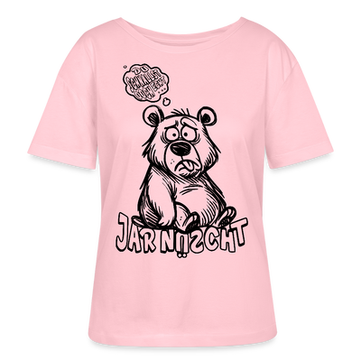 DU SCHNALLST JAR NÜSCHT-Rundhals Frauen Bio-T-Shirt - Hellrosa