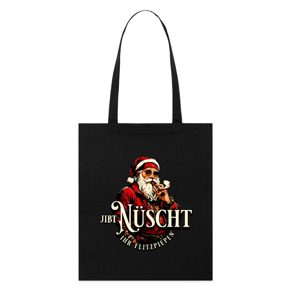 JIBT NÜSCHT IHR FLITZPIEPEN - Bio-Stoffbeutel - Schwarz