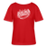 BERLINER SCHNAUZE-Rundhals Frauen Bio-T-Shirt - Rot