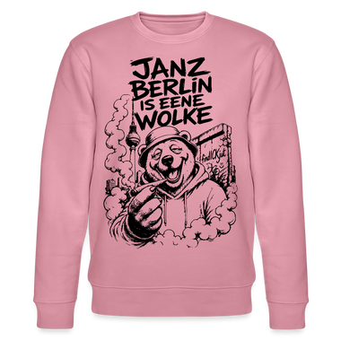 JANZ BERLIN IS EENE WOLKE-Unisex Bio-Sweatshirt - Lila Traum