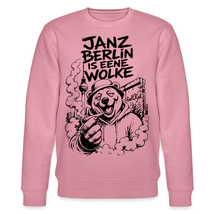 JANZ BERLIN IS EENE WOLKE-Unisex Bio-Sweatshirt - Lila Traum