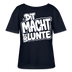 Berlin Shirt mit Spruch-DIT MACHT URST LUNTE-Rundhals Frauen Bio-T-Shirt - Navy