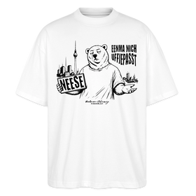 Berlin Souvenir mit Spruch-NEESE-Oversized Unisex Bio T-Shirt - Weiß