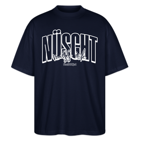 NÜSCHT MUSS ICK 2025-Oversized Unisex Bio T-Shirt - Navy