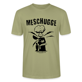 Berlin Shirt-MESCHUGGE - Unisex BIO T-Shirt - Nebelgrün