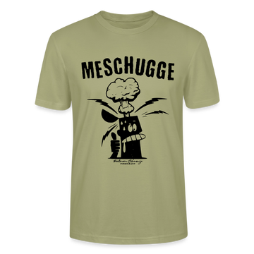 Berlin Shirt-MESCHUGGE - Unisex BIO T-Shirt - Nebelgrün