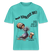 WAT KIEKSTN SO? - Relaxed Fit Unisex Bio-T-Shirt - Poolblau