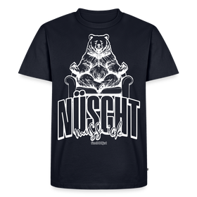 Berlin Shirt-NÜSCHT MUSS ICK-Männer Premium BIO T-Shirt - Navy