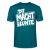 Berlin Shirt mit echt Berliner Spruch-DIT MACHT URST LUNTE-Unisex BIO T-Shirt - Ozeanblau