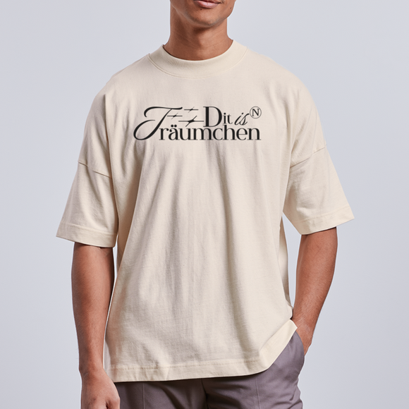 TRÄUMCHEN-Unisex Oversize Bio-T-Shirt - Naturweiß