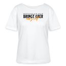 NETT KANN ICK OOCH-Rundhals Frauen Bio-T-Shirt - Weiß