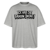 Berliner Spruch-ICK HAB DIE FAXEN DICKE-Oversized Unisex Bio T-Shirt - Grau meliert