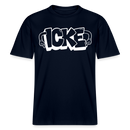 ICKE- RELAXED FIT Unisex Organic T-Shirt mit echt Berliner Schnauze - Navy